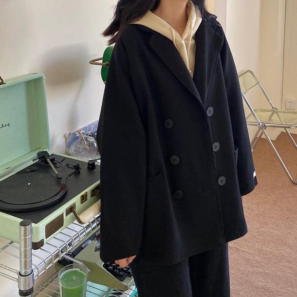 ダブルブレストテラードコート 5082-画像14-韓国ファッション通販POPREA［ポップリア］