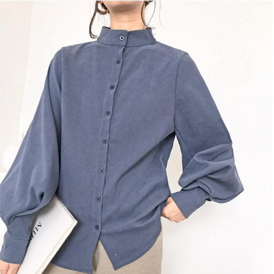 ハイネックルーズランタンスリーブトップス 4707-画像14-韓国ファッション通販POPREA［ポップリア］