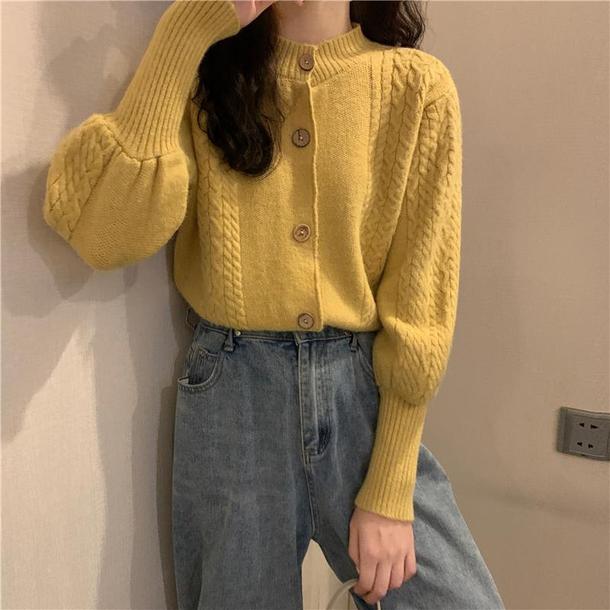 ディープカフスケーブルニット 4771-画像14-韓国ファッション通販POPREA［ポップリア］