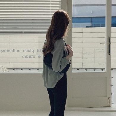 ルーズドレープシフォンブラウス 5172-画像14-韓国ファッション通販POPREA［ポップリア］