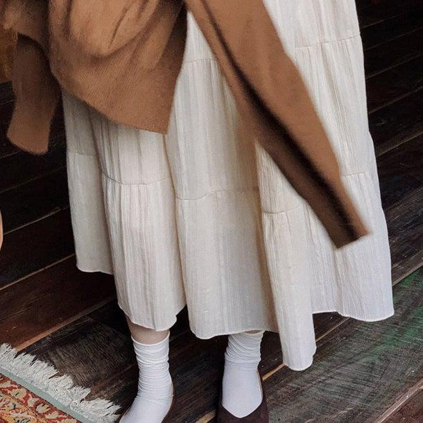 レトロツイストニットワンピースセット 4937-画像14-韓国ファッション通販POPREA［ポップリア］