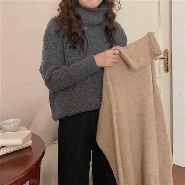 タートルネックウールプルオーバー 4814-画像15-韓国ファッション通販POPREA［ポップリア］