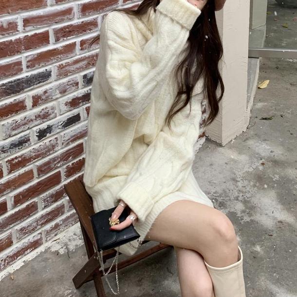 マシュマロケーブルニットセットアップ 4915-画像15-韓国ファッション通販POPREA［ポップリア］