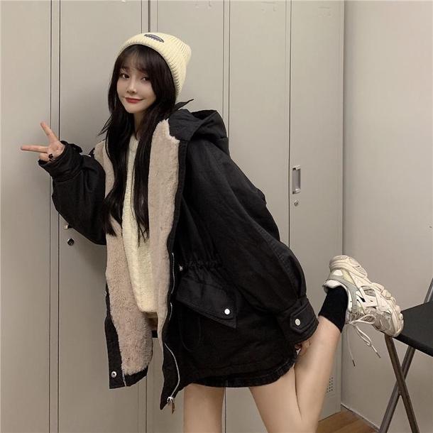 裏ボアオーバーサイズジャケット 4892-画像15-韓国ファッション通販POPREA［ポップリア］