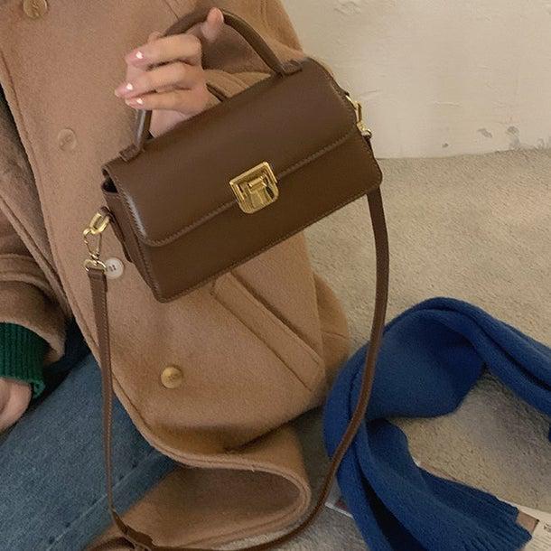 2way持ち手付きレトロショルダーバッグ 4985-画像15-韓国ファッション通販POPREA［ポップリア］