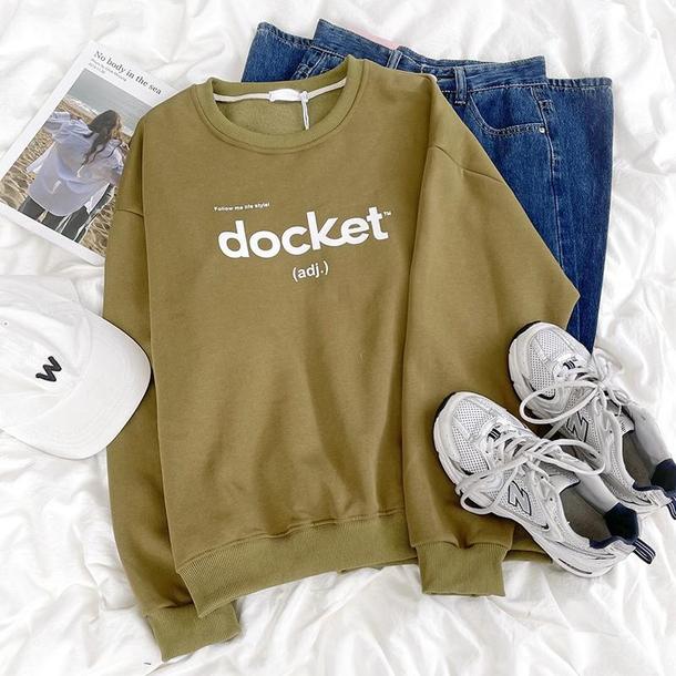 シンプルロゴルーズトレーナー 4854-画像15-韓国ファッション通販POPREA［ポップリア］