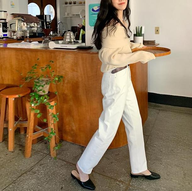 ベーシックオフショルダーリブニット 4788-画像15-韓国ファッション通販POPREA［ポップリア］