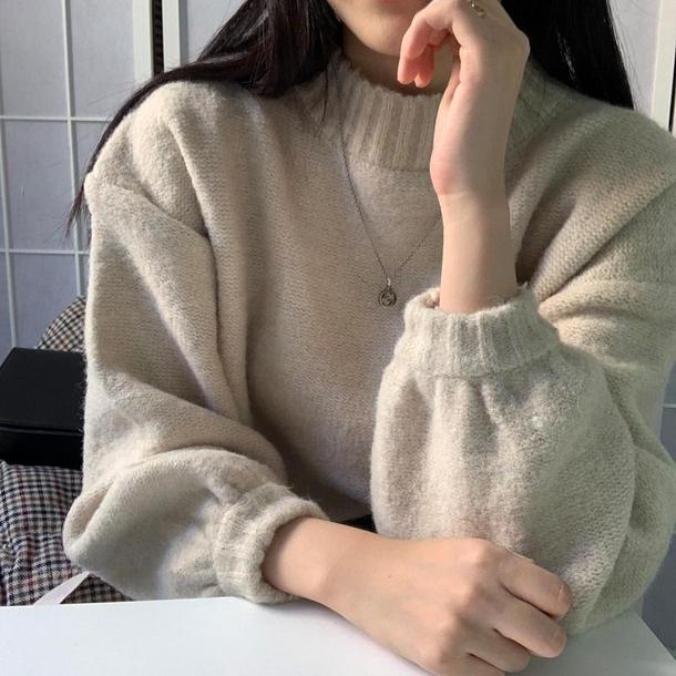 ベーシックプルオーバーニット 4911-画像15-韓国ファッション通販POPREA［ポップリア］