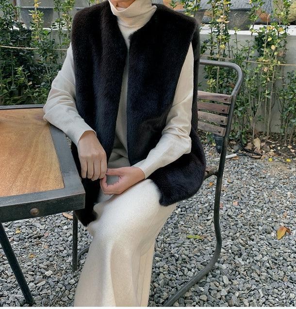 エコファーベスト 5004-画像15-韓国ファッション通販POPREA［ポップリア］