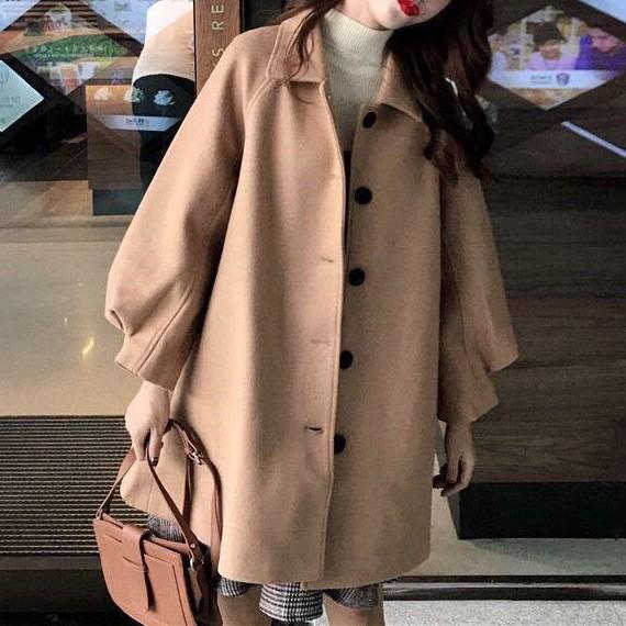 チューリップ袖ショートコート 4898-画像15-韓国ファッション通販POPREA［ポップリア］