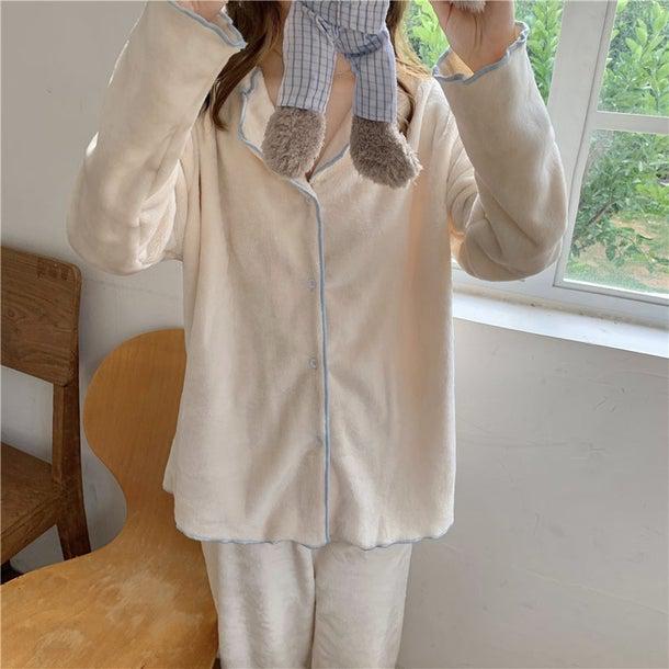 ふわふわベロアパジャマ 4961-画像15-韓国ファッション通販POPREA［ポップリア］