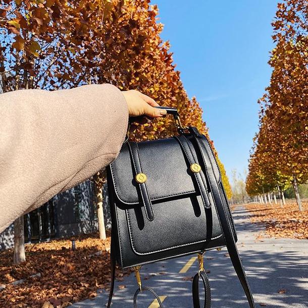 レザー調スクエアスモールバッグ 4831-画像15-韓国ファッション通販POPREA［ポップリア］