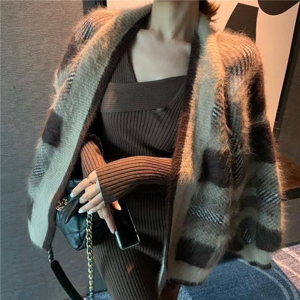 レイヤードネックリブニットワンピース 4847-画像16-韓国ファッション通販POPREA［ポップリア］