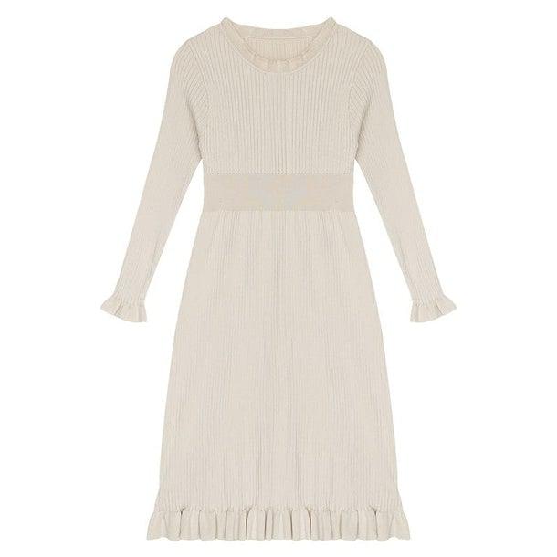 リブニットスリムワンピース 4936-画像16-韓国ファッション通販POPREA［ポップリア］