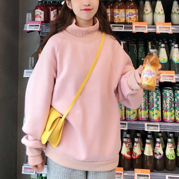 ステッチハイカラーレイヤードスウエット 4762-画像16-韓国ファッション通販POPREA［ポップリア］