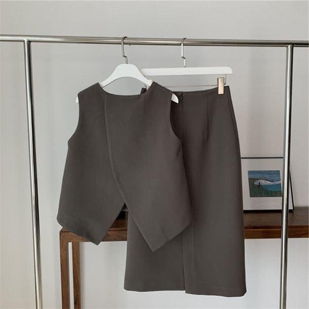 スリーピーススーツセットアップ 5044-画像16-韓国ファッション通販POPREA［ポップリア］