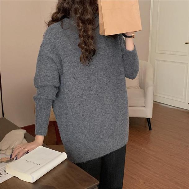 タートルネックウールプルオーバー 4814-画像16-韓国ファッション通販POPREA［ポップリア］