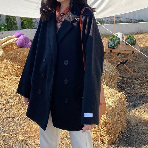 ダブルブレストテラードコート 5082-画像16-韓国ファッション通販POPREA［ポップリア］