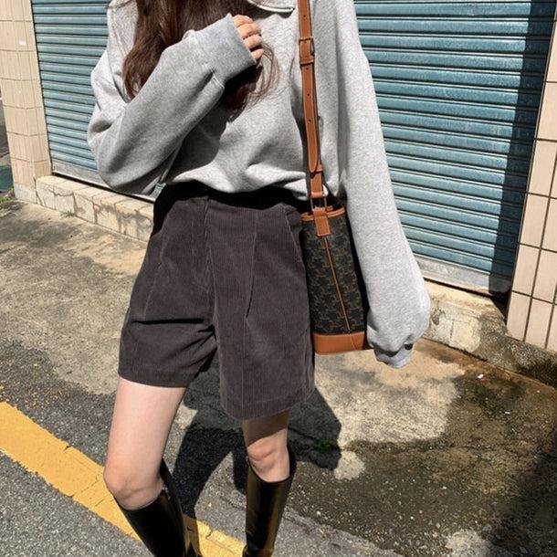 コーデュロイハーフパンツ 5019-画像16-韓国ファッション通販POPREA［ポップリア］