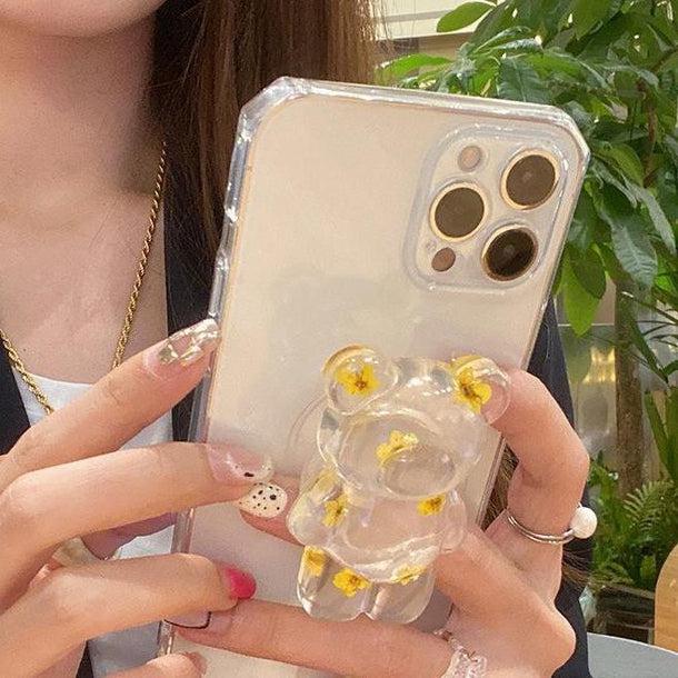 クリアくまちゃんスマホグリップ 5162-画像16-韓国ファッション通販POPREA［ポップリア］