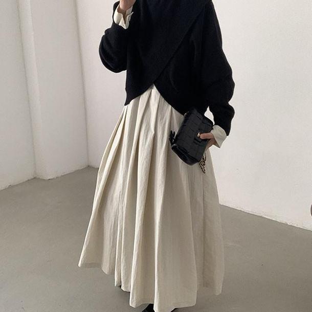 ハイネックフロントクロスニット 4856-画像17-韓国ファッション通販POPREA［ポップリア］