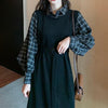 フェイクブラウス＆ブラックジャンスカドレス 4738-画像17-韓国ファッション通販POPREA［ポップリア］