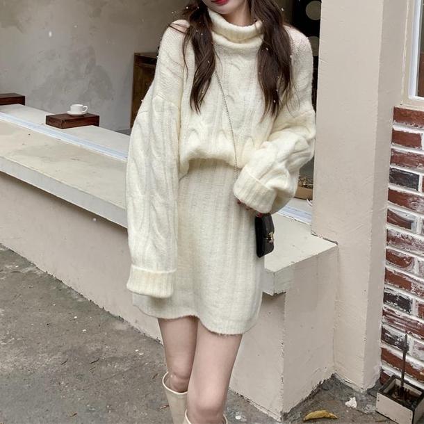 マシュマロケーブルニットセットアップ 4915-画像17-韓国ファッション通販POPREA［ポップリア］