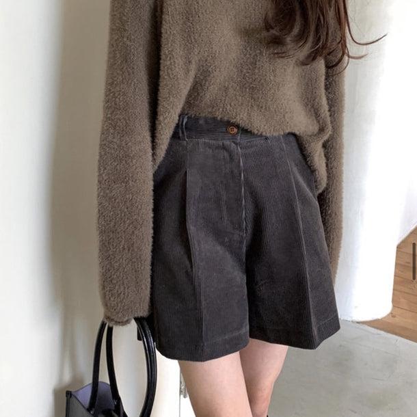 コーデュロイハーフパンツ 5019-画像17-韓国ファッション通販POPREA［ポップリア］