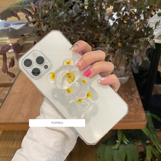 クリアくまちゃんスマホグリップ 5162-画像17-韓国ファッション通販POPREA［ポップリア］