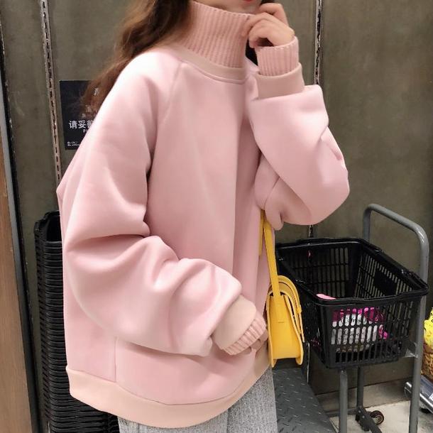 ステッチハイカラーレイヤードスウエット 4762-画像17-韓国ファッション通販POPREA［ポップリア］