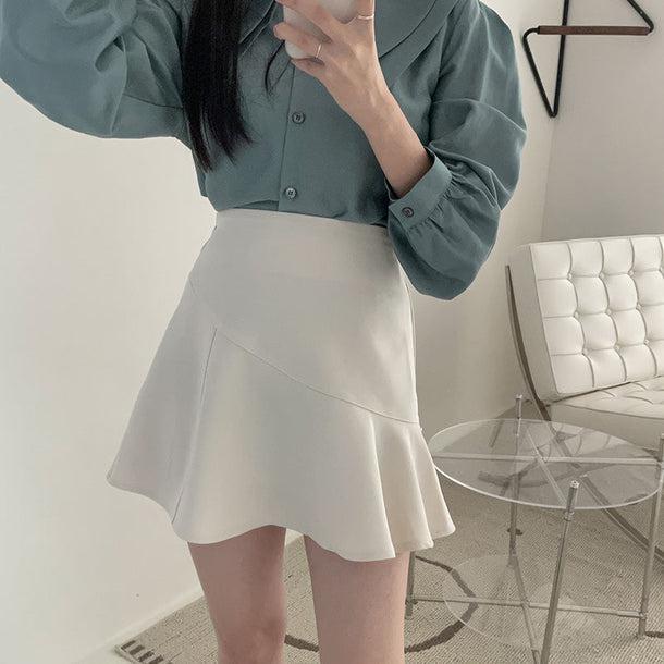 ダブルハンサムカットカラーブラウス 5113-画像17-韓国ファッション通販POPREA［ポップリア］