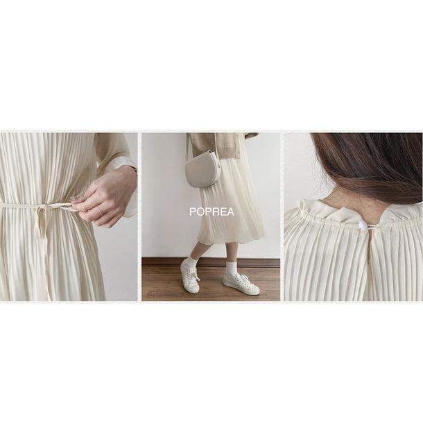 ギャザーシフォンワンピース 5107-画像17-韓国ファッション通販POPREA［ポップリア］