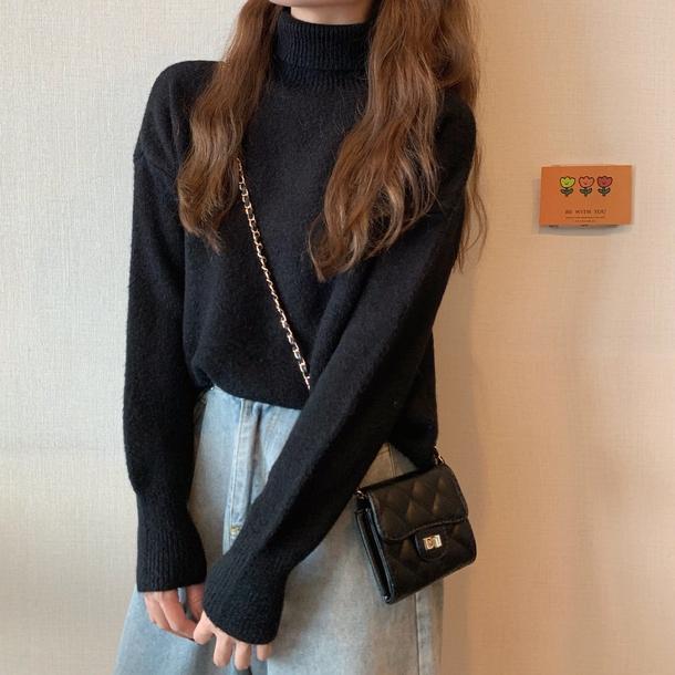 タートルネックルーズセーターニット 4873-画像17-韓国ファッション通販POPREA［ポップリア］