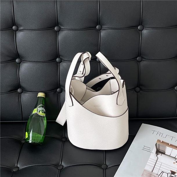 レザー調ポータブルバケットバッグ 4835-画像17-韓国ファッション通販POPREA［ポップリア］