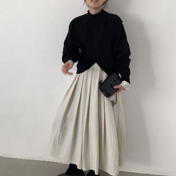 ハイネックフロントクロスニット 4856-画像18-韓国ファッション通販POPREA［ポップリア］