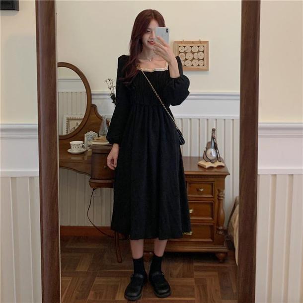 スクエアネックフランスワンピース 4876-画像18-韓国ファッション通販POPREA［ポップリア］