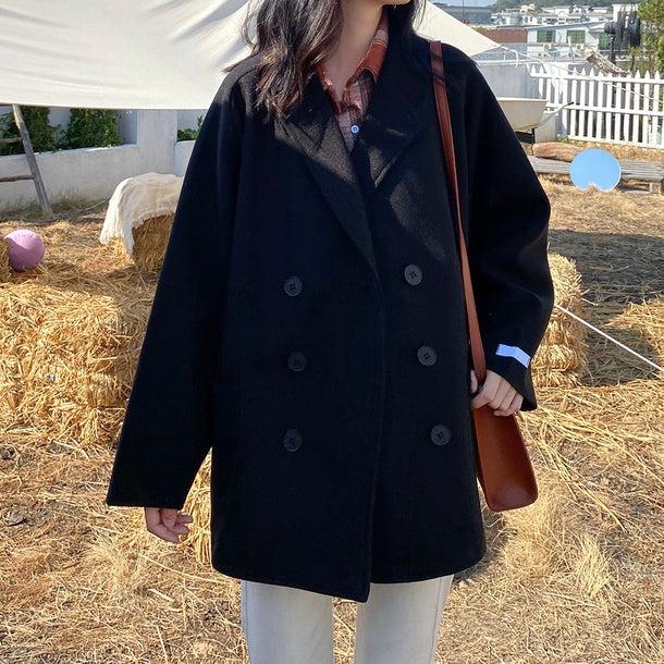 ダブルブレストテラードコート 5082-画像18-韓国ファッション通販POPREA［ポップリア］