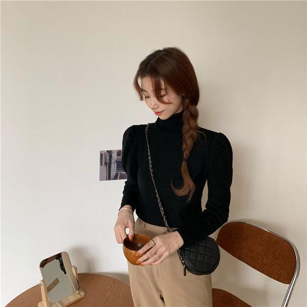 パフスリデザインニット 5024-画像18-韓国ファッション通販POPREA［ポップリア］