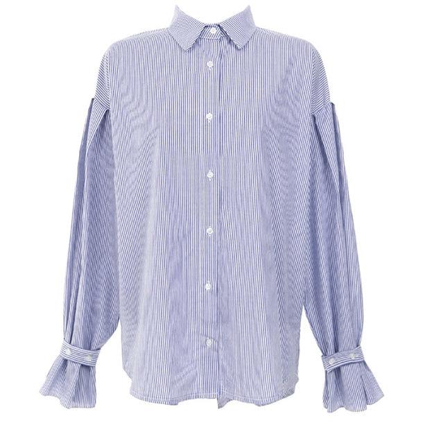 キャンディスリーブストライプシャツ＆ベスト 5045-画像18-韓国ファッション通販POPREA［ポップリア］