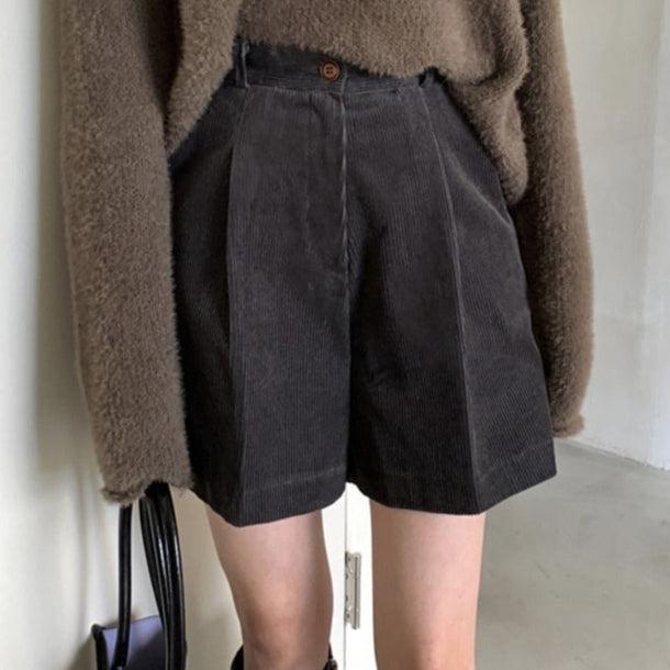 コーデュロイハーフパンツ 5019-画像18-韓国ファッション通販POPREA［ポップリア］