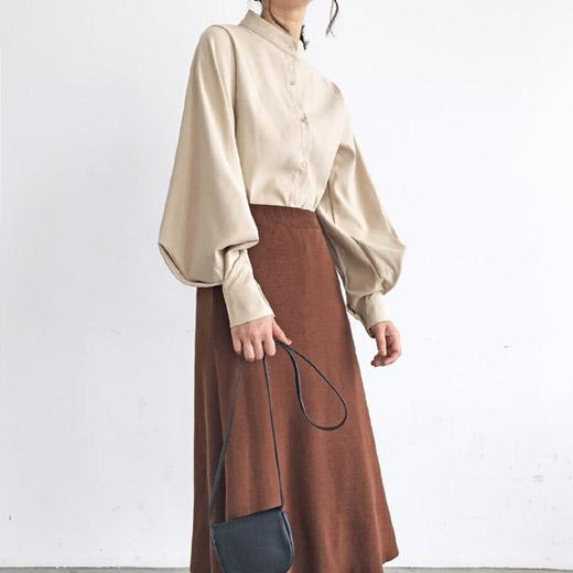 ハイネックルーズランタンスリーブトップス 4707-画像18-韓国ファッション通販POPREA［ポップリア］