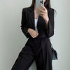クロップジャケット＋スラックスツーピース 5056-画像18-韓国ファッション通販POPREA［ポップリア］