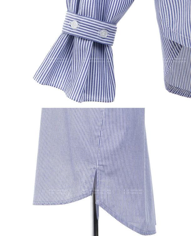 キャンディスリーブストライプシャツ＆ベスト 5045-画像19-韓国ファッション通販POPREA［ポップリア］