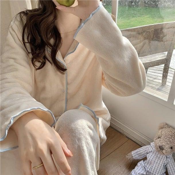 ふわふわベロアパジャマ 4961-画像19-韓国ファッション通販POPREA［ポップリア］