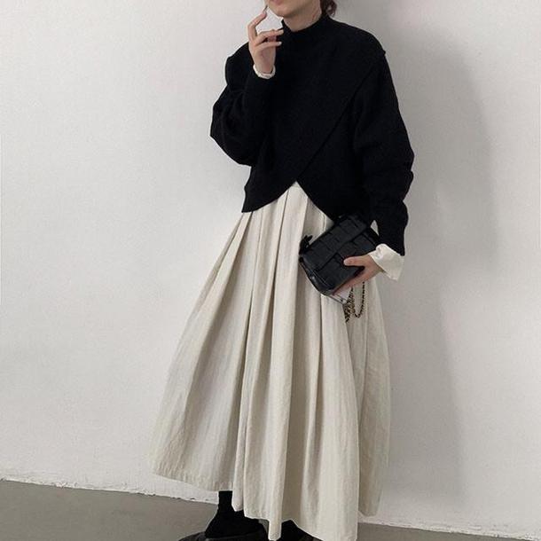 ハイネックフロントクロスニット 4856-画像19-韓国ファッション通販POPREA［ポップリア］