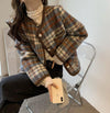 チェック柄ウールショートジャケット 4806-画像19-韓国ファッション通販POPREA［ポップリア］