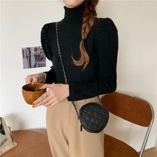 パフスリデザインニット 5024-画像19-韓国ファッション通販POPREA［ポップリア］