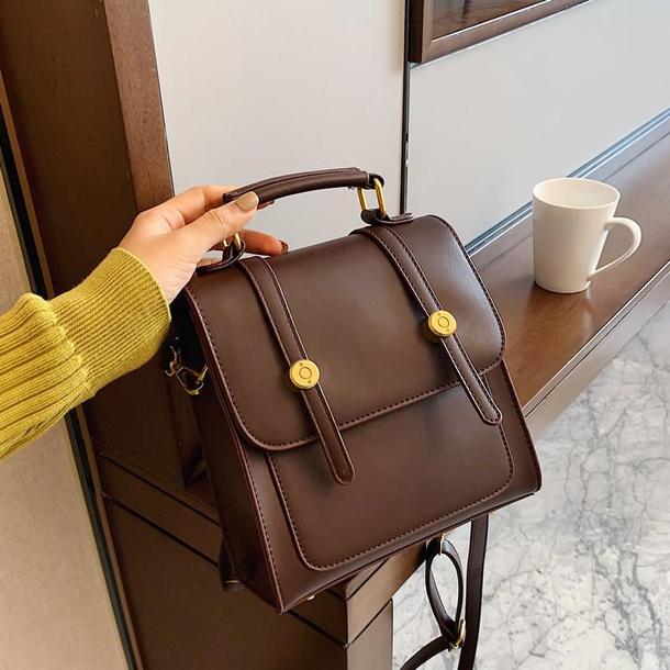 レザー調スクエアスモールバッグ 4831-画像20-韓国ファッション通販POPREA［ポップリア］