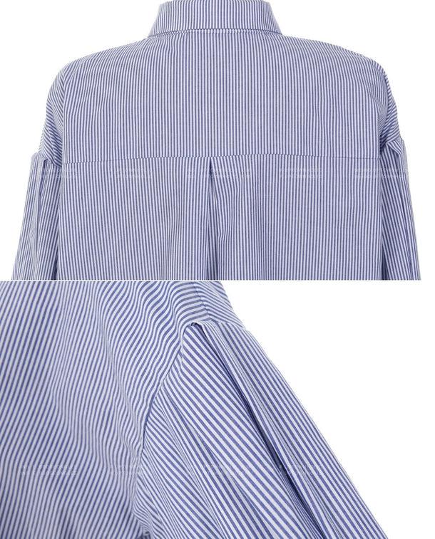 キャンディスリーブストライプシャツ＆ベスト 5045-画像20-韓国ファッション通販POPREA［ポップリア］