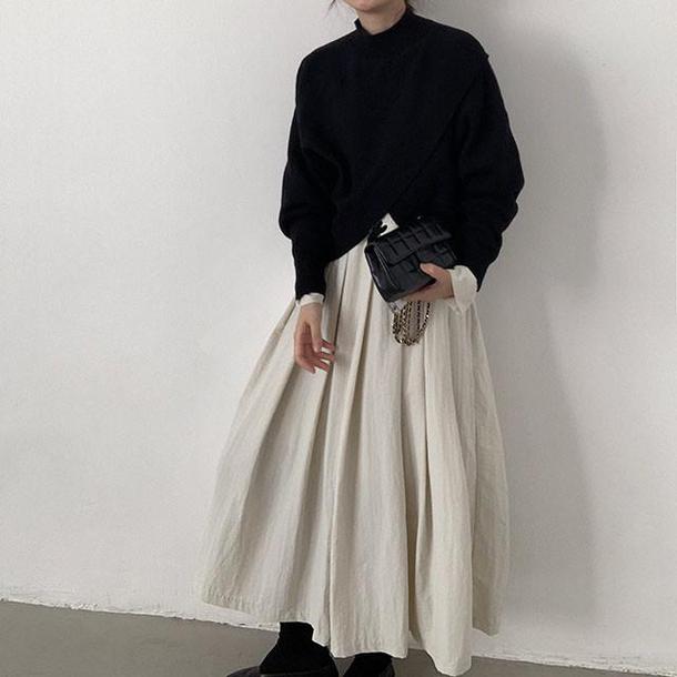 ハイネックフロントクロスニット 4856-画像20-韓国ファッション通販POPREA［ポップリア］